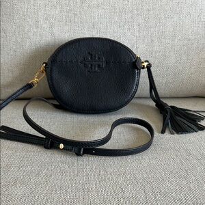 Tory Burch Black Leather Crossbody Bag